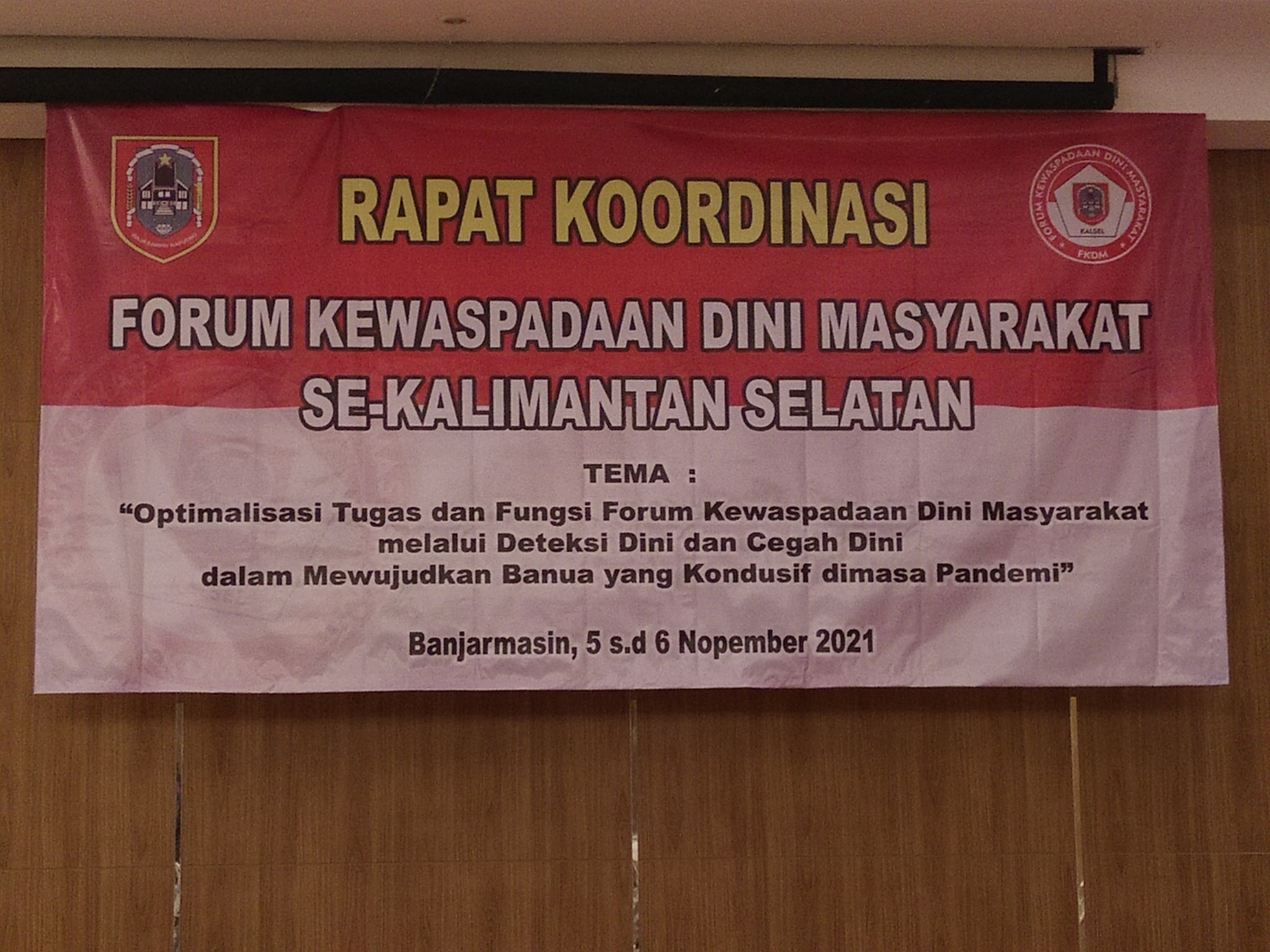 RAPAT KOORDINASI FKDM SE KALIMANTAN SELATAN